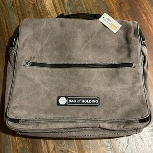 ThinkGeek Original Bag of Holding Canvas Messenger Tote Bag